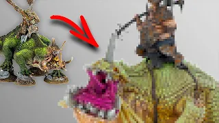 Kitbashing A NURGLE TOAD DRAGON From Total War: Warhammer