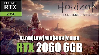 Horizon Forbidden West | All Settings Tested RTX 2060 6GB FPS TEST