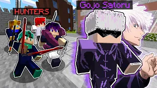 Minecraft Manhunt, But I am Gojo Satoru From Jujutsu Kaisen