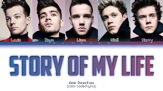 One Direction - Story of My Life Lyrics (Color Coded Lyrics)