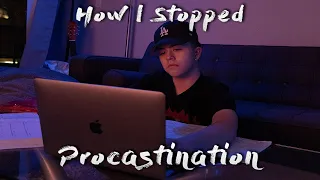 How I Stopped Procrastinating In College | my tips for PRODUCTIVITY