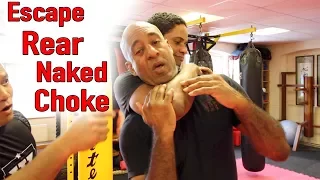 How to Escape a Standing Rear Naked Choke