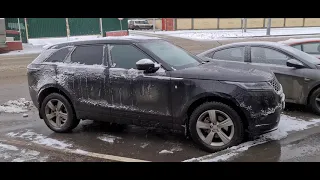 Range Rover Velar  "косяки" зимой,показываю...