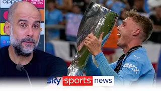 Pep Guardiola admits he's unsure about Cole Palmer's future at Manchester City after Super Cup win