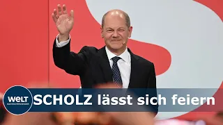 LANGER BEIFALL FÜR OLAF SCHOLZ: "Wir sind eine pragmatische Partei, die weiß wie man regiert"