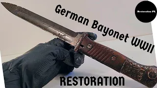 German Mauser K98 Bayonet Restoration WW2 1943