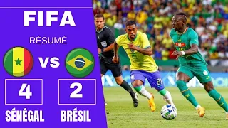 Highlights Match amical Sénégal 4 🇸🇳 vs Brésil 2 🇧🇷 | Résumé Match #sénégal #brésil