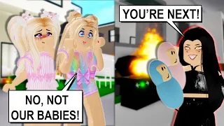 SHE TOOK OUR BABIES AND DID SOMETHING WORSE WITH US IN BROOKHAVEN WITH IAMSANNA (Roblox)