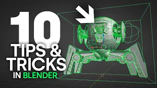 10 Tips & Tricks in Blender You Might Not Know!!