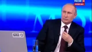 Владимир Путин   ответ Сергею Лукьяненко «Прямая линия» 17 04 2014
