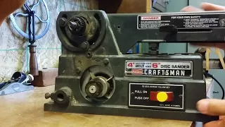 Fixing the Sander - Rebuilding the Craftsman 4x36 belt sander.