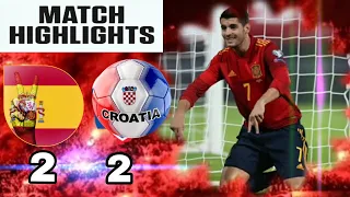 Spain vs Croatia 2-2 All Goals &Extended Highlights Euro