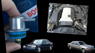 how to  replace fuel pressure regulator on mercedes m104 &119 engines