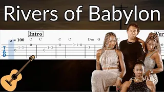 Rivers of Babylon - Guitar Solo Tab Easy