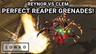 StarCraft 2: Clem's PERFECT Reaper Grenades vs Reynor! (Best-of-3)