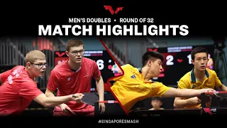 Felix Lebrun/Alexis Lebrun vs Finn Luu/Nicholas Lum | MD R32 | Singapore Smash 2023