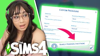 PRONOUN UPDATE FOR THE SIMS 4 IS HERE