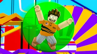 Naik Gelongsor Menggunakan Bola Gergasi??? [BE A BALL] (Roblox Malaysia)