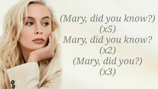 Zara Larsson - MARY DID YOU KNOW ( lyrics)