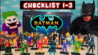 I'M BATMAN!! Spin Master Toys Checklist Series 1-3 EVERY Figure vs Puppet Steve Joker