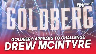 Goldberg Appears On RAW & Challenges Drew McIntyre For The WWE Championship