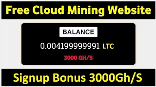 New Free Cloud Mining Site 2021 | New Free Litecoin Mining Site 2022 |  Free LTC Mining Website