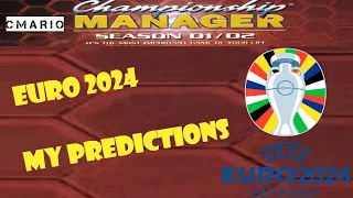 Euro 2024, Mario's prediction