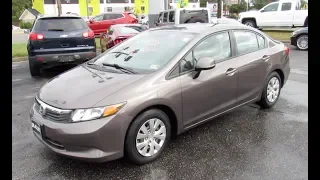 *SOLD* 2012 Honda Civic LX Sedan Walkaround, Start up, Tour and Overview