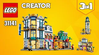 LEGO Creator 3in1 Main Street (31141)[1459 pcs] Art Deco & Market Street | Instructions | TBB