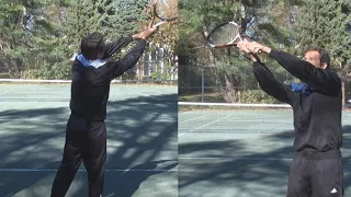 High Ball To Your Two-Handed Backhand? No Problem