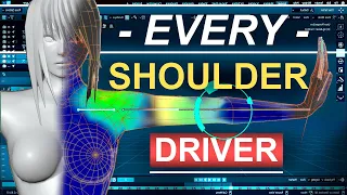 Blender 2.82 : EVERY Shoulder & Collar Bone Driver (In 3 Minutes!!!)