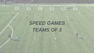 Field Warm Up - MD-3 - Speed Games - Teams of 3