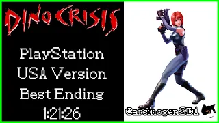 Dino Crisis (PSX) Speedrun - Best Ending (100%) - 1:21:26 [Commentated]