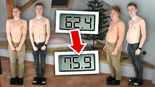 KDO PŘIBERE NEJVÍC KG ZA 24 HODIN?! 😱⚠️ **challenge**