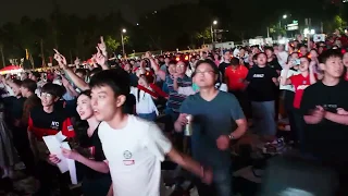 Korean Football Fans in Seoul (2018)