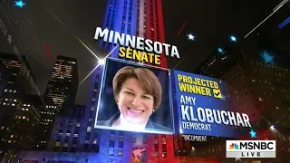2018 MSNBC Election Night (State Calls and Results)