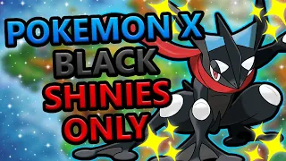 Can You Beat Pokemon X With Only Black Shinies?