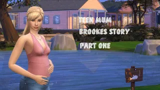 The sims 4 Teen mum Brookes story