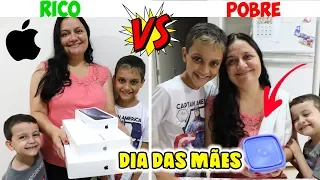 RICO VS POBRE NO DIA DAS MÃES -  Gustavo TV