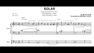 Brad Mehldau - Solar - Transcription