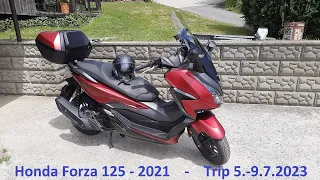 Do Chorvatska na skútru (Honda Forza 125 - 2021) - 7/2023