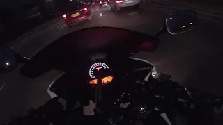 Honda cbr125r night ride A406