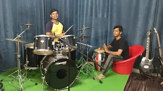 Tujhe dekha t ye Jana Sanam on drum and congo