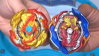 LORD SPRYZEN S5 vs UNION ACHILLES A5 - SHU vs AIGER | Beyblade Burst Hyper Sphere HASBRO