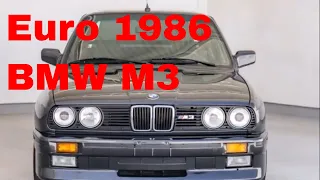 Euro 1986 BMW M3 E30