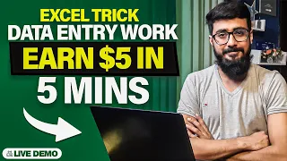 Earn $5/Day With This Excel Data Entry Work | Live Data Entry Work on Fiverr