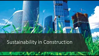 What is Sustainability in Construction