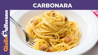 CARBONARA PERFETTA: la ricetta di GialloZafferano