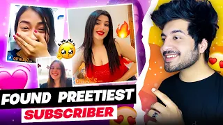 Found The Most “CUTEST SUBSCRIBER” Ever😍🌹She Got Emotional*😭