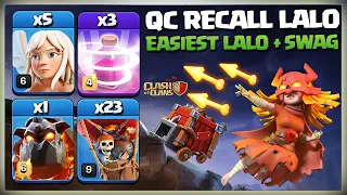 Learn This Th13 Queen Charge Recall Lalo Attack now!  - Th13 Qc Recall LaLo - Best Th13 Attack coc